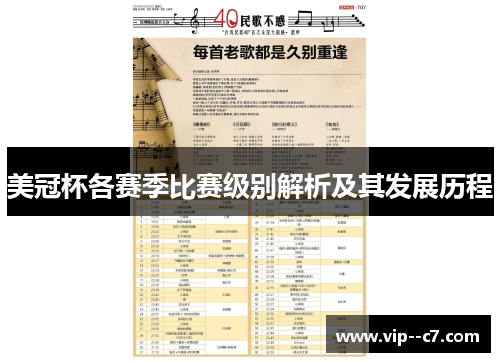 美冠杯各赛季比赛级别解析及其发展历程